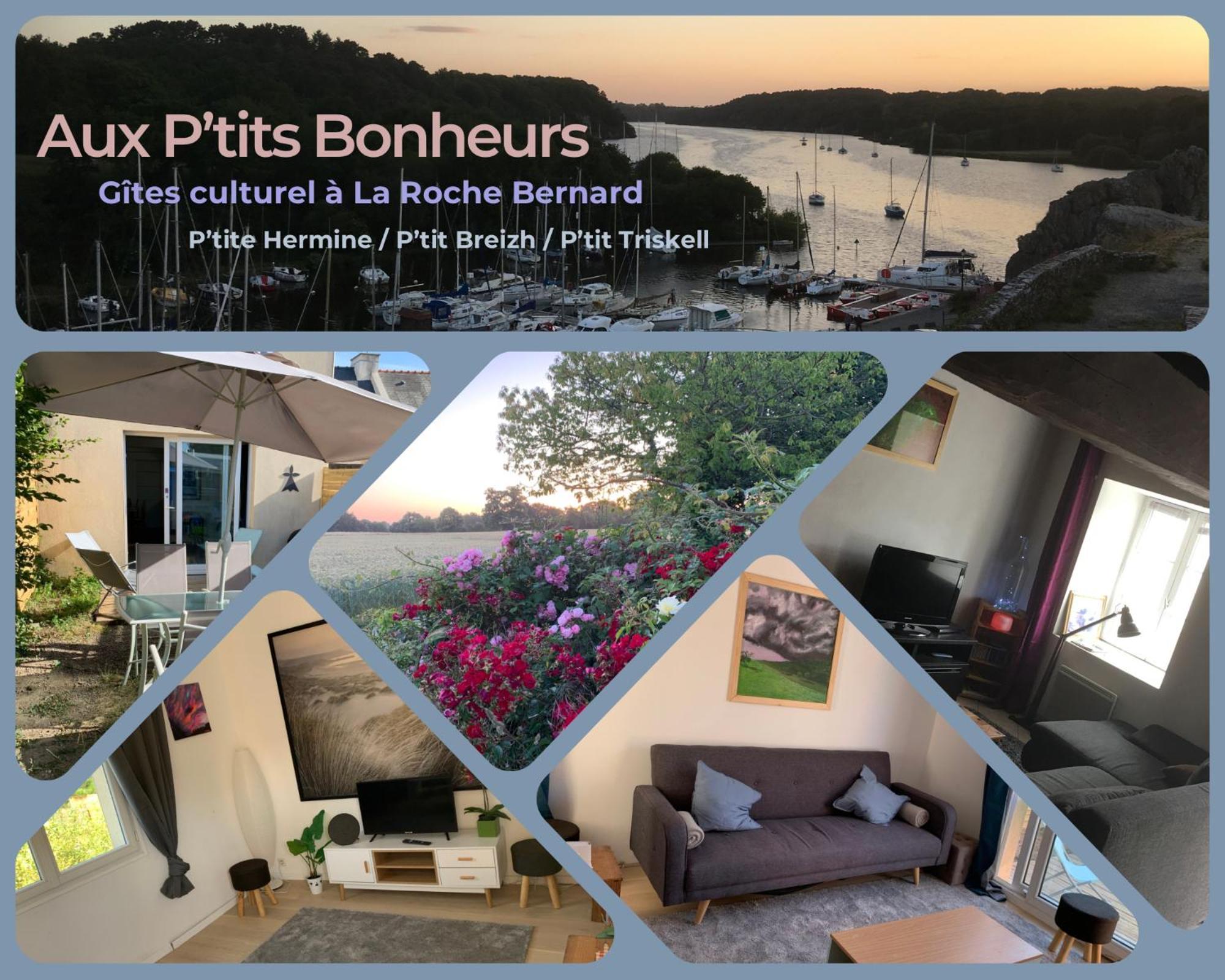 Aux Petits Bonheurs, Gites Culturel A La Roche Bernard Ferel ภายนอก รูปภาพ